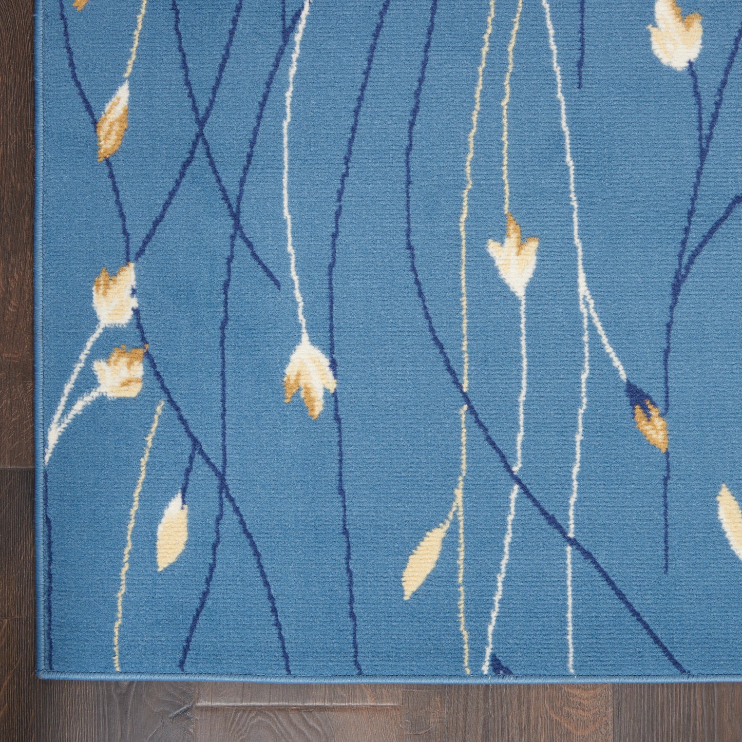 Nourison Grafix 8'6" x 12' Light Blue Contemporary Indoor Rug