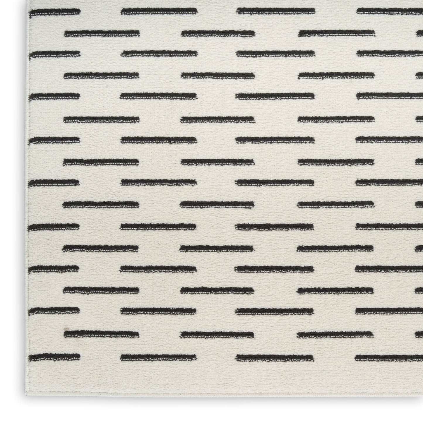 Nourison Nordic 8' x 10' Ivory Black Scandinavian Indoor Rug