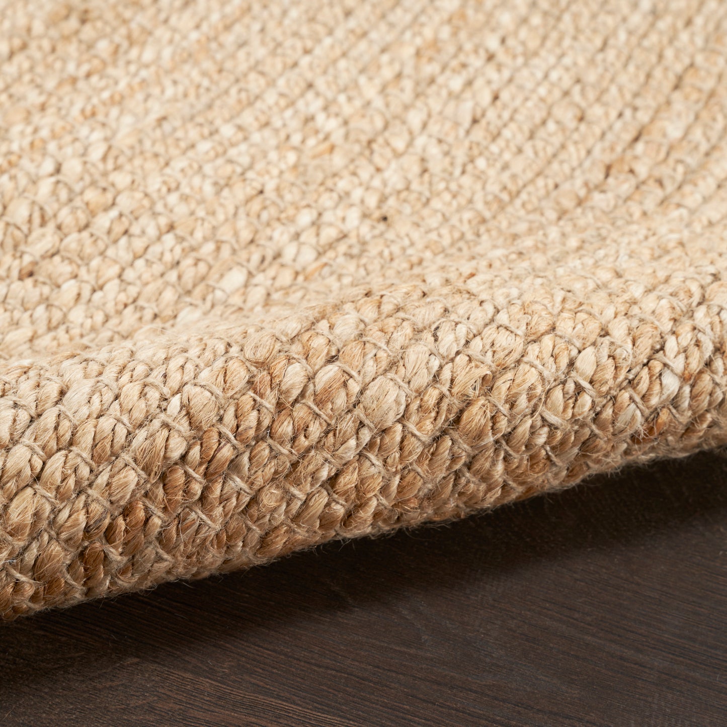 Nourison Natural Jute 2' x 6' Bleached Farmhouse Indoor Rug