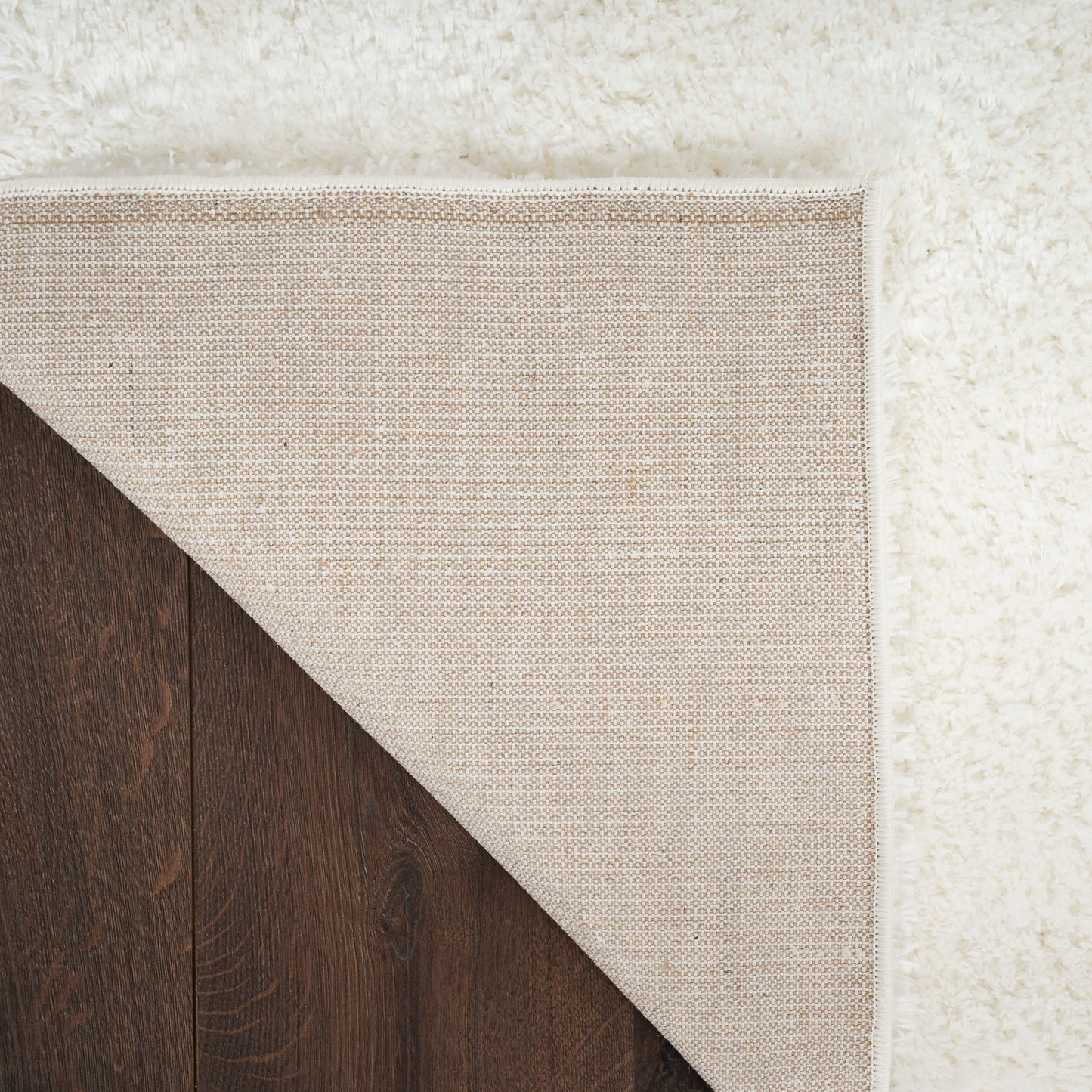 Nourison Pacific Shag 7'10" x 9'10" Ivory Shag Indoor Rug