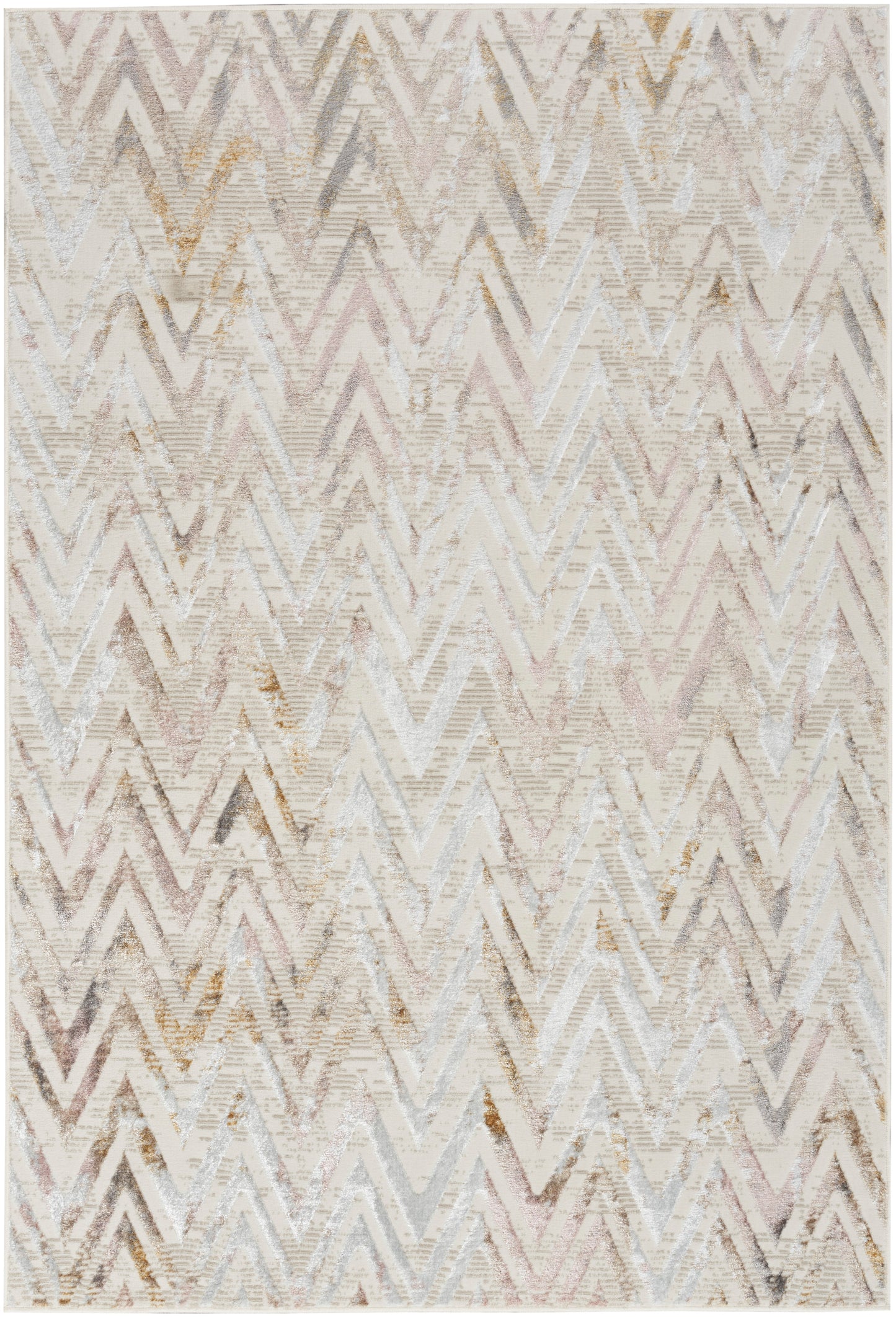 Nourison Glitz 3'11" x 5'11" Multicolor Contemporary Indoor Rug