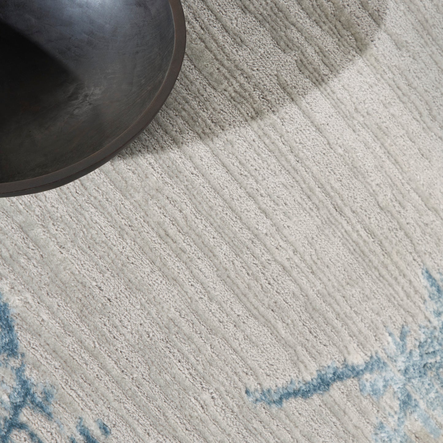 Calvin Klein CK005 Enchanting 8' x 10' Grey Sky Contemporary Indoor Rug