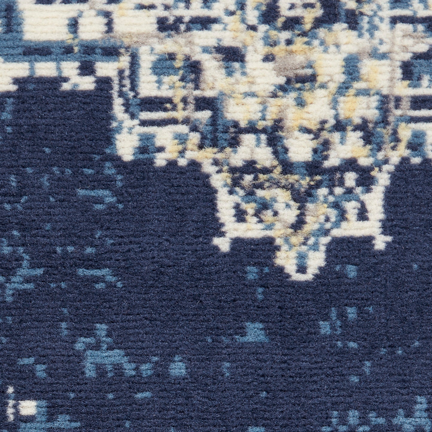 Nourison Grafix 2' x 4' Navy Blue Vintage Indoor Rug