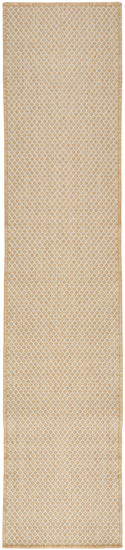 Nourison Courtyard 2'2" x 8' Natural Modern Rug