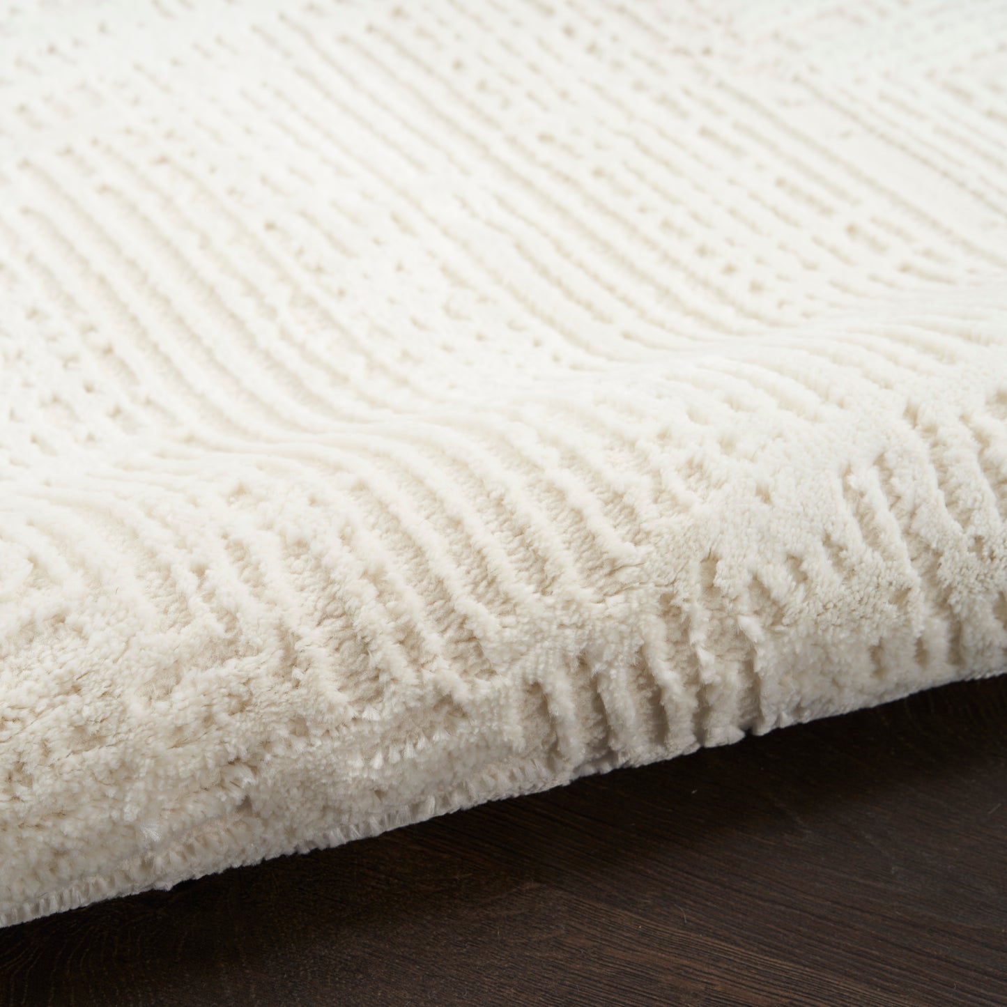 Nourison Sustainable Trends 7'10" x 9'10" Ivory Farmhouse Indoor Rug