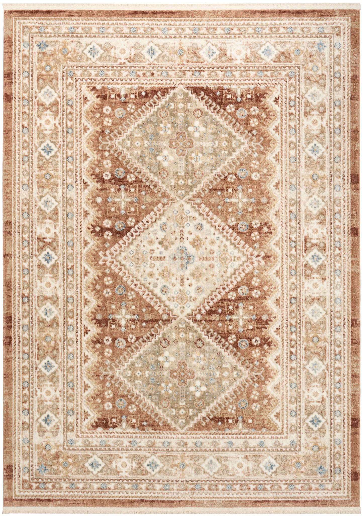 Nourison Pardis 4' x 6' Rust Vintage Indoor Rug