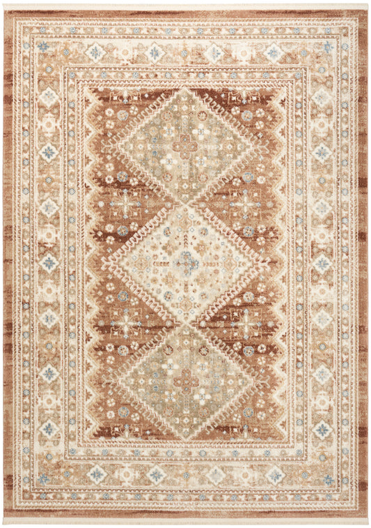Nourison Pardis 4' x 6' Rust Vintage Indoor Rug