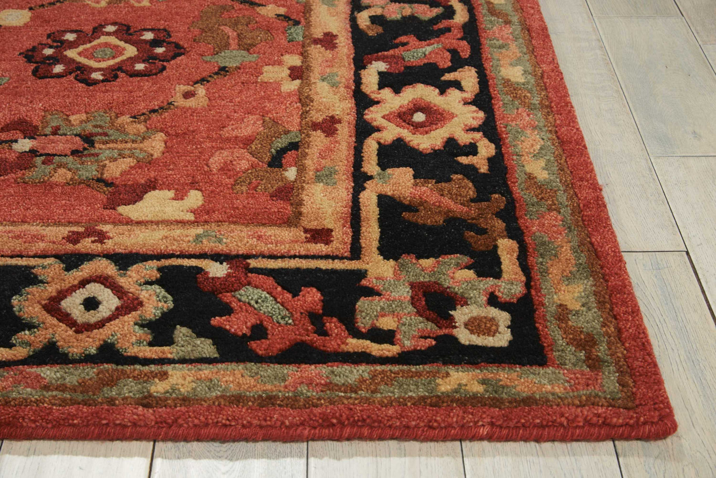 Nourison Tahoe 7'9" x 9'9" Rust Traditional Indoor Rug