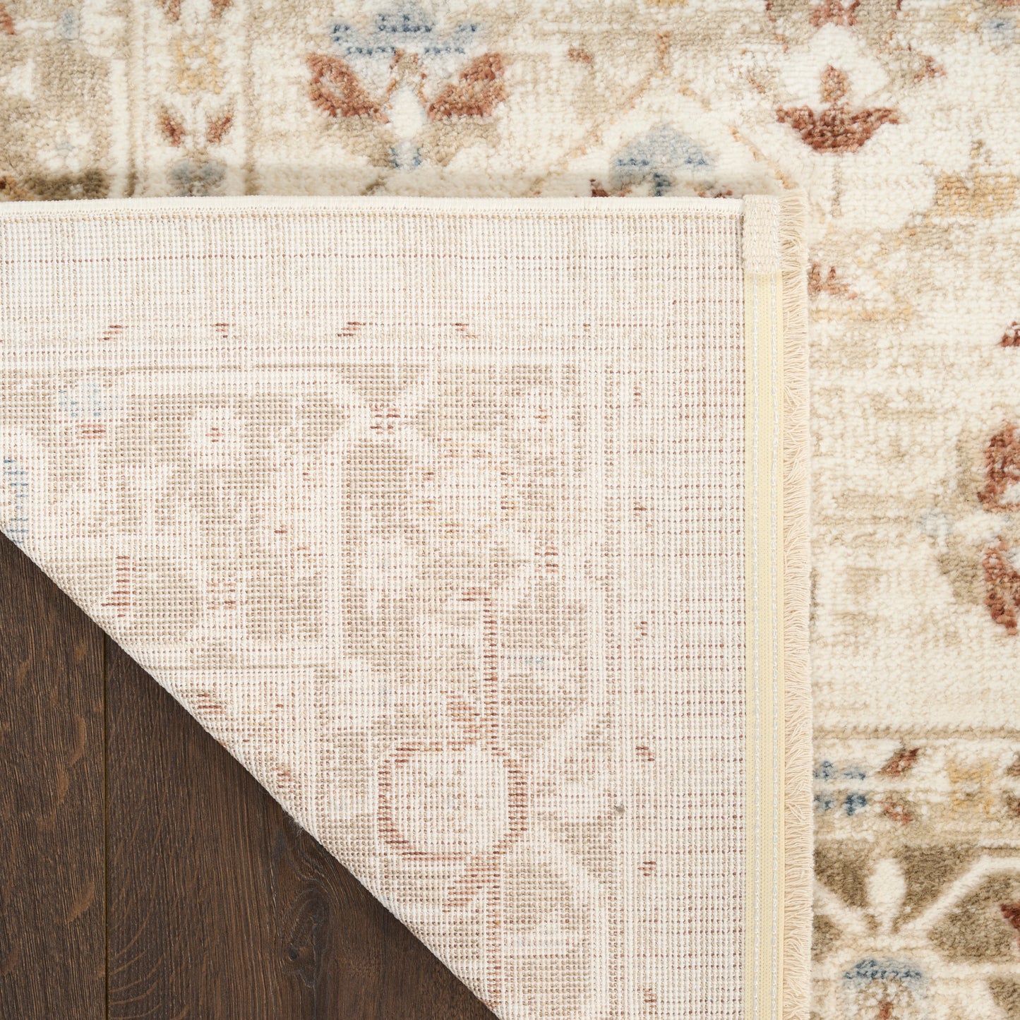 Nourison Pardis 7'10" x 9'10" Ivory Taupe Vintage Indoor Rug