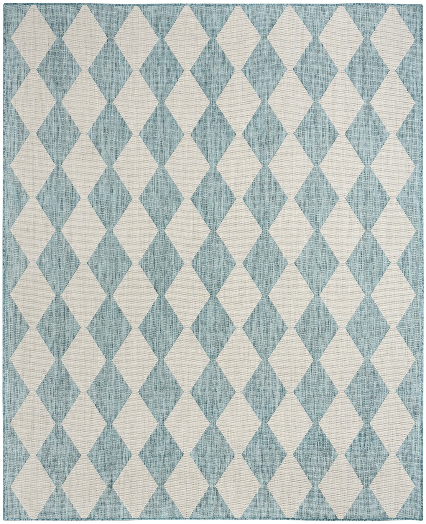 Nourison Positano 5' x 7' Aqua Modern Rug