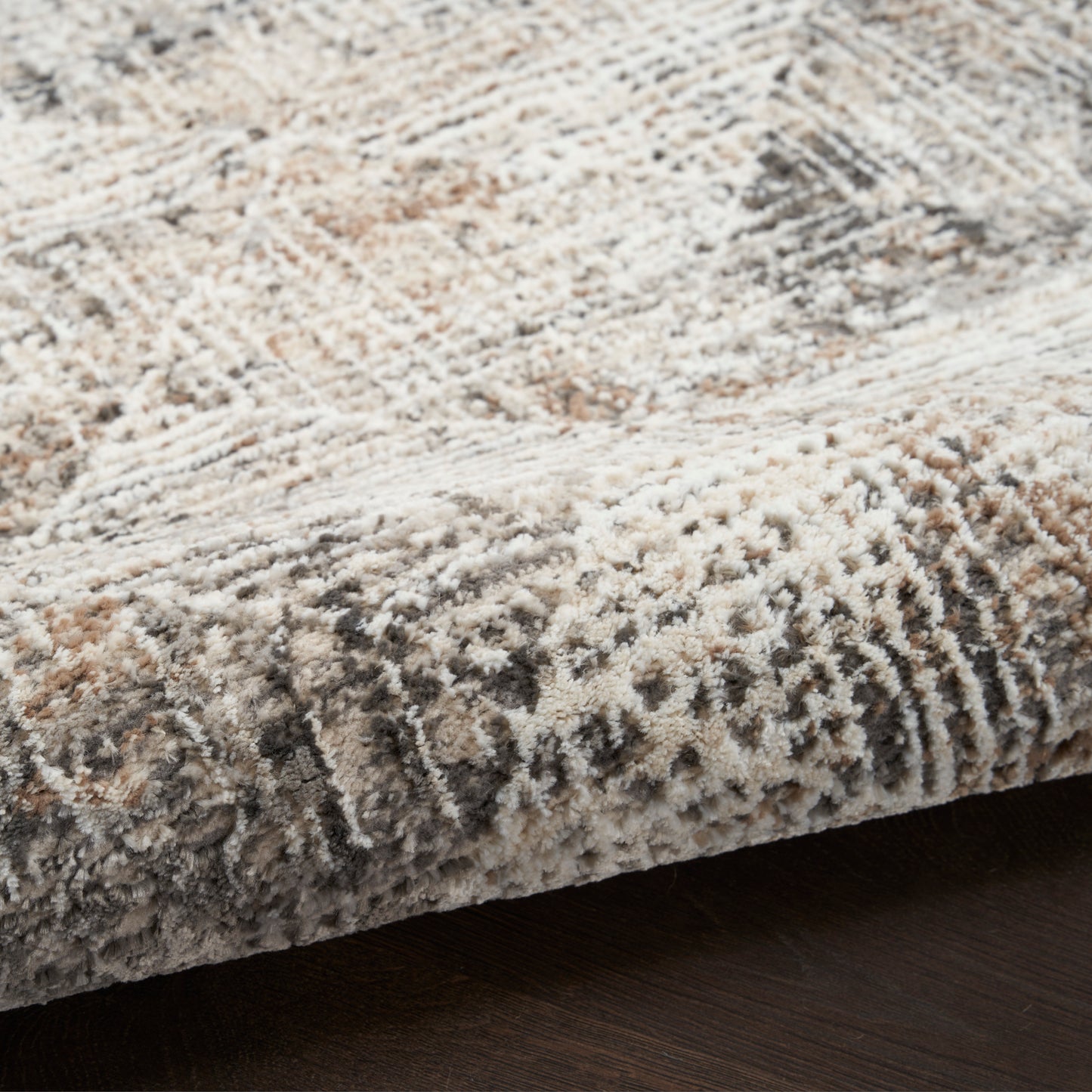 Nourison Sustainable Trends 7'10" x 9'10" Ivory Multicolor Modern Indoor Rug