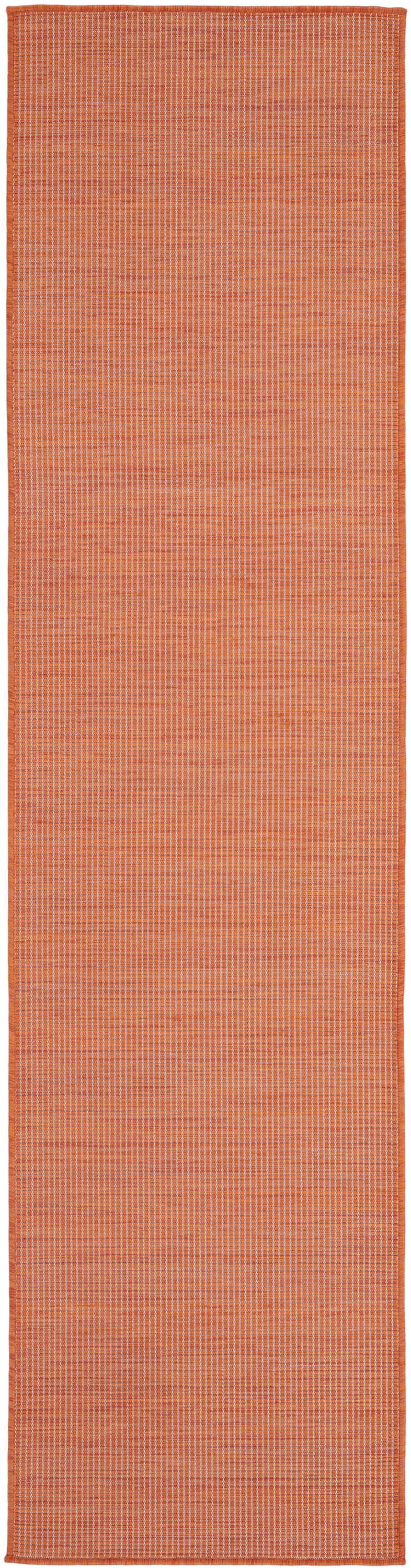 Nourison Positano 2'2" x 8' Terracotta Modern Rug