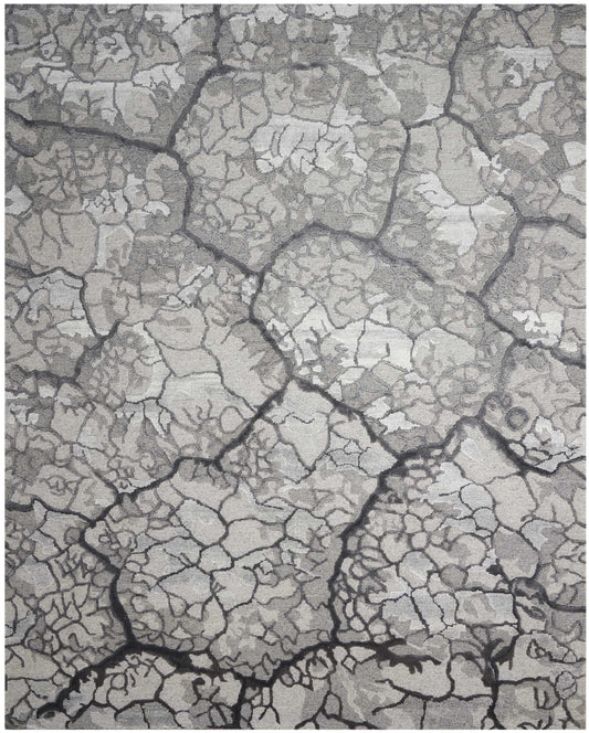 Nourison Divine 2' x 3' Charcoal Modern Indoor Rug