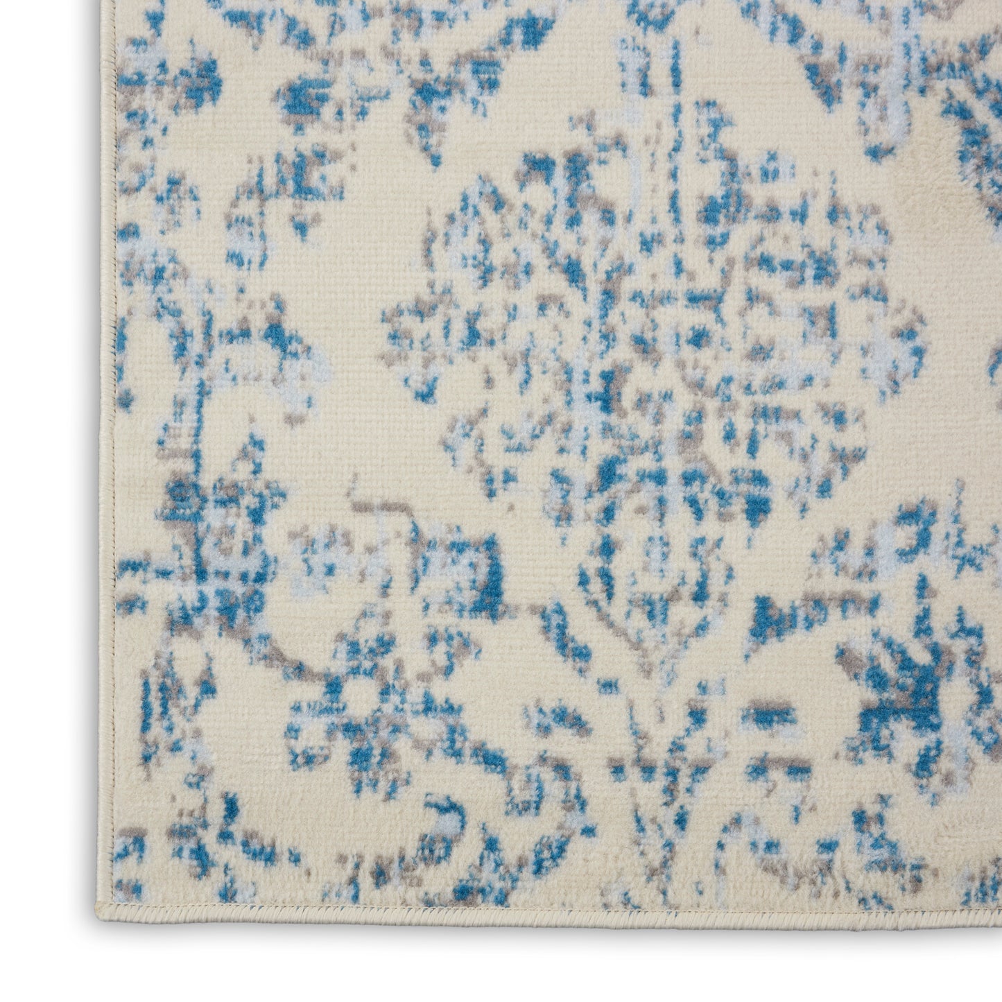 Nourison Jubilant 3' x 5' Ivory Blue Vintage Indoor Rug
