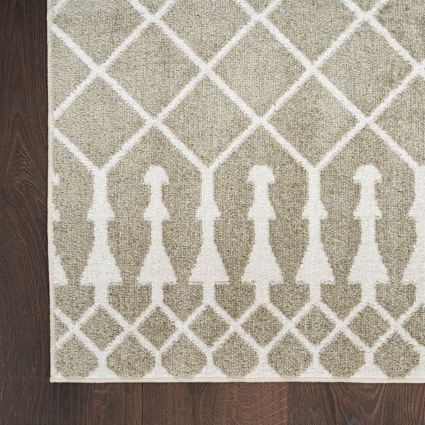 Nourison Astra Machine Washable 9' x 12' Sage Bohemian Indoor Rug