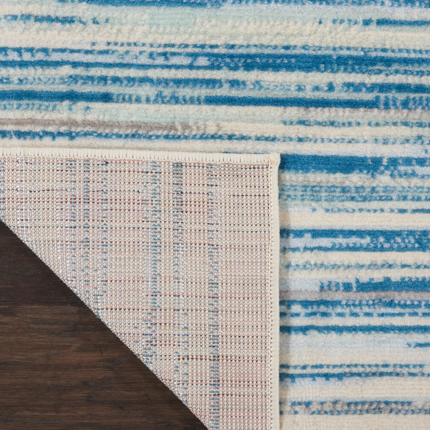Nourison Jubilant 3' x 5' Blue Modern Indoor Rug