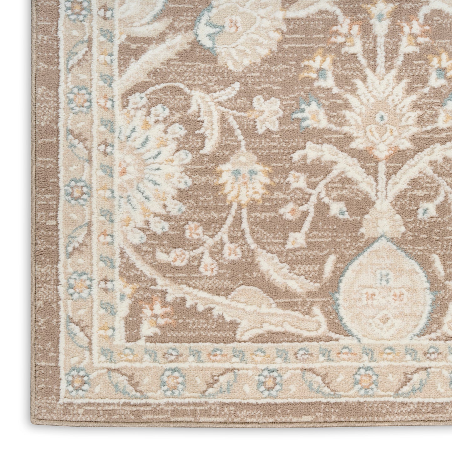 Nourison Isla 5'3" x 7' Mocha Vintage Indoor Rug