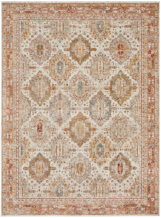 Nourison Sahar 9'3" x 12'7" Ivory Multicolor Vintage Indoor Rug