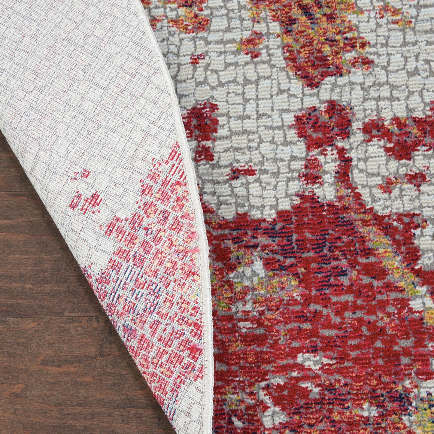 Nourison Ankara Global 6' x Round Multicolor Modern Indoor Rug