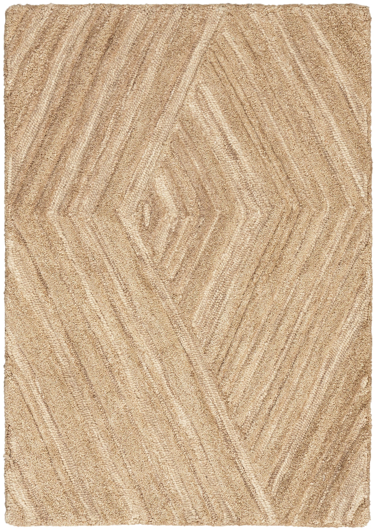 Nourison Graceful 3'9" x 5'9" Taupe Modern Indoor Rug