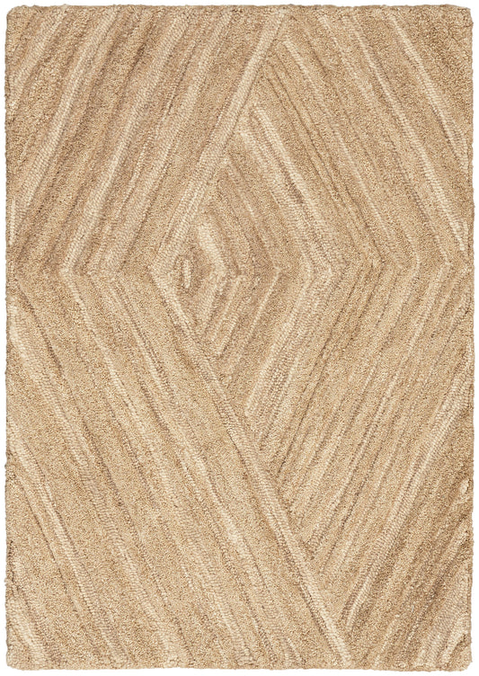 Nourison Graceful 3'9" x 5'9" Taupe Modern Indoor Rug