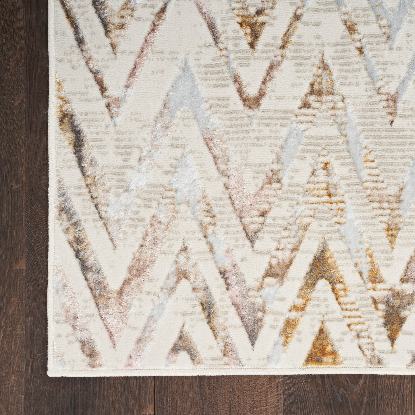 Nourison Glitz 3'11" x 5'11" Multicolor Contemporary Indoor Rug
