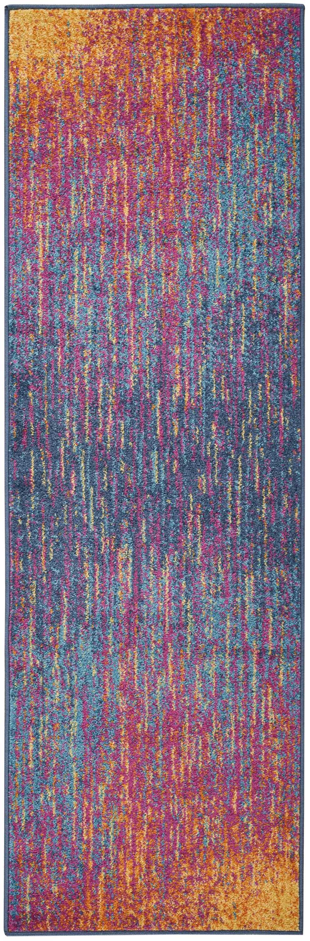 Nourison Passion 1'10" x 6' Multicolor Modern Indoor Rug