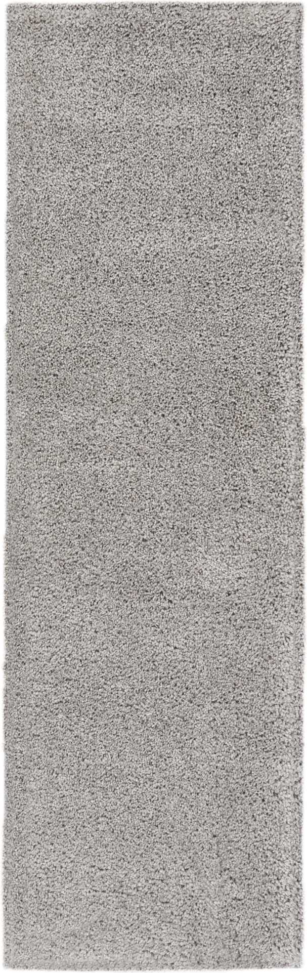 Nourison Malibu Shag 2'2" x 9'10" Silver Grey Shag Indoor Rug