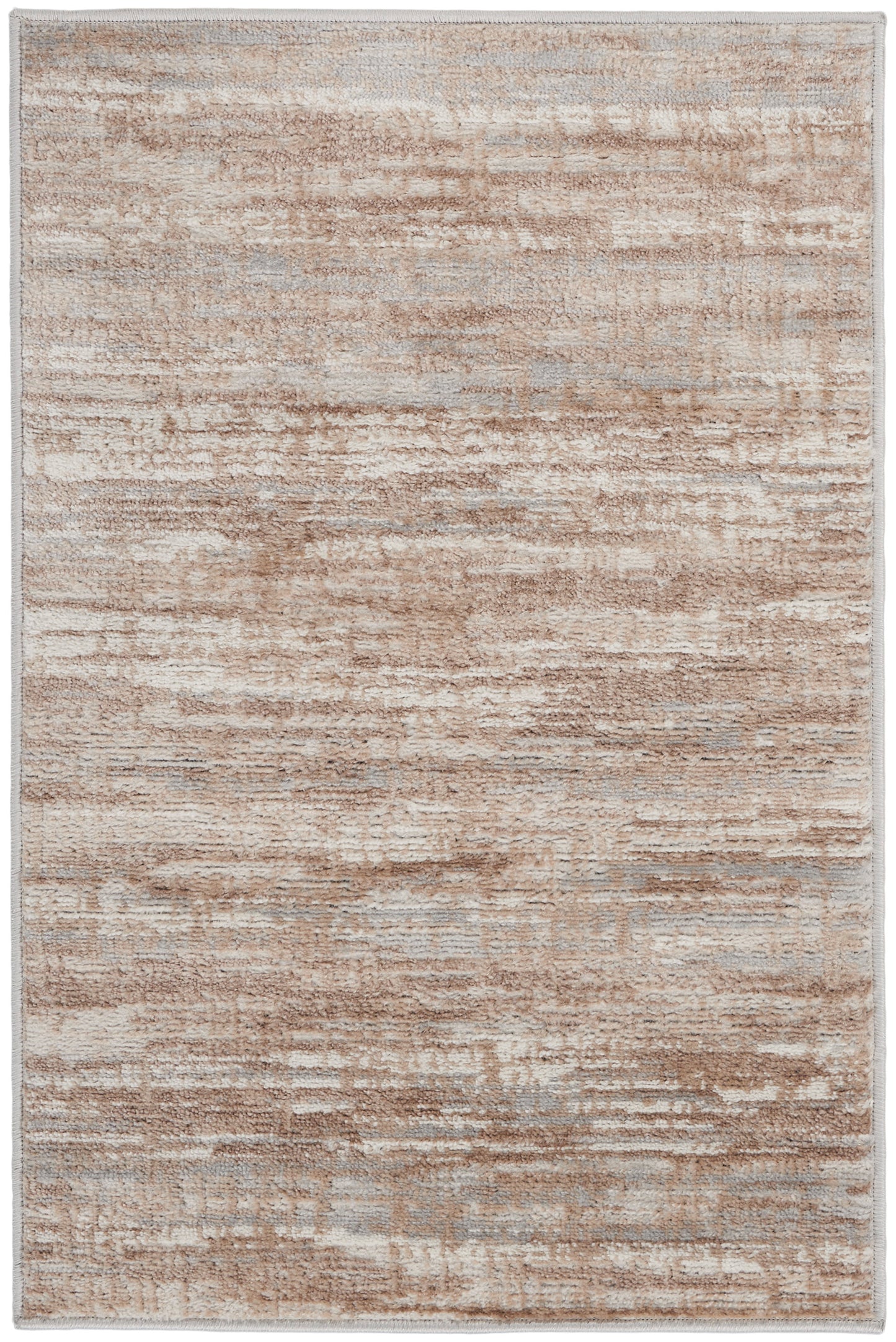 Nourison Elation 2' x 3' Ivory Grey Modern Indoor Rug