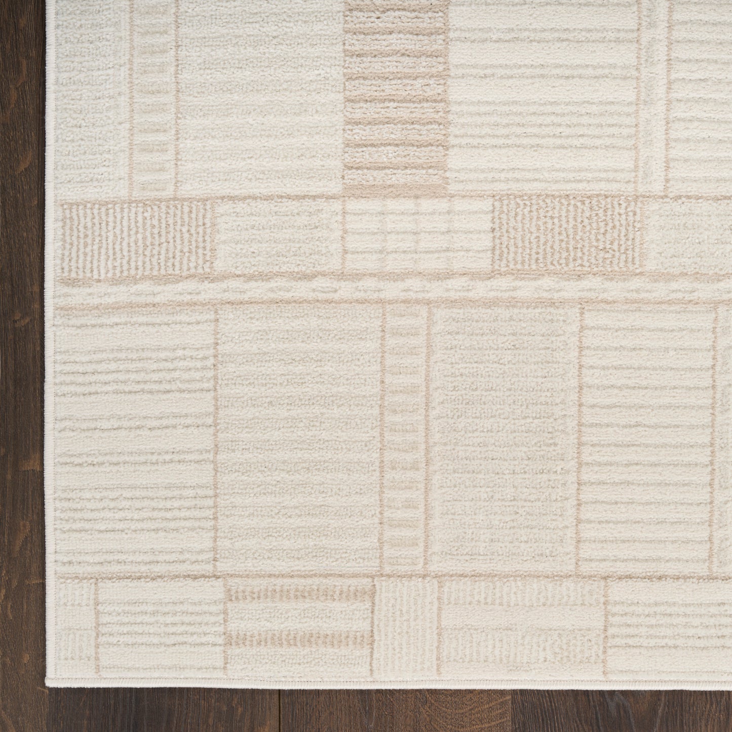 Nourison Nordic 5' x 7' Ivory Beige Modern Indoor Rug