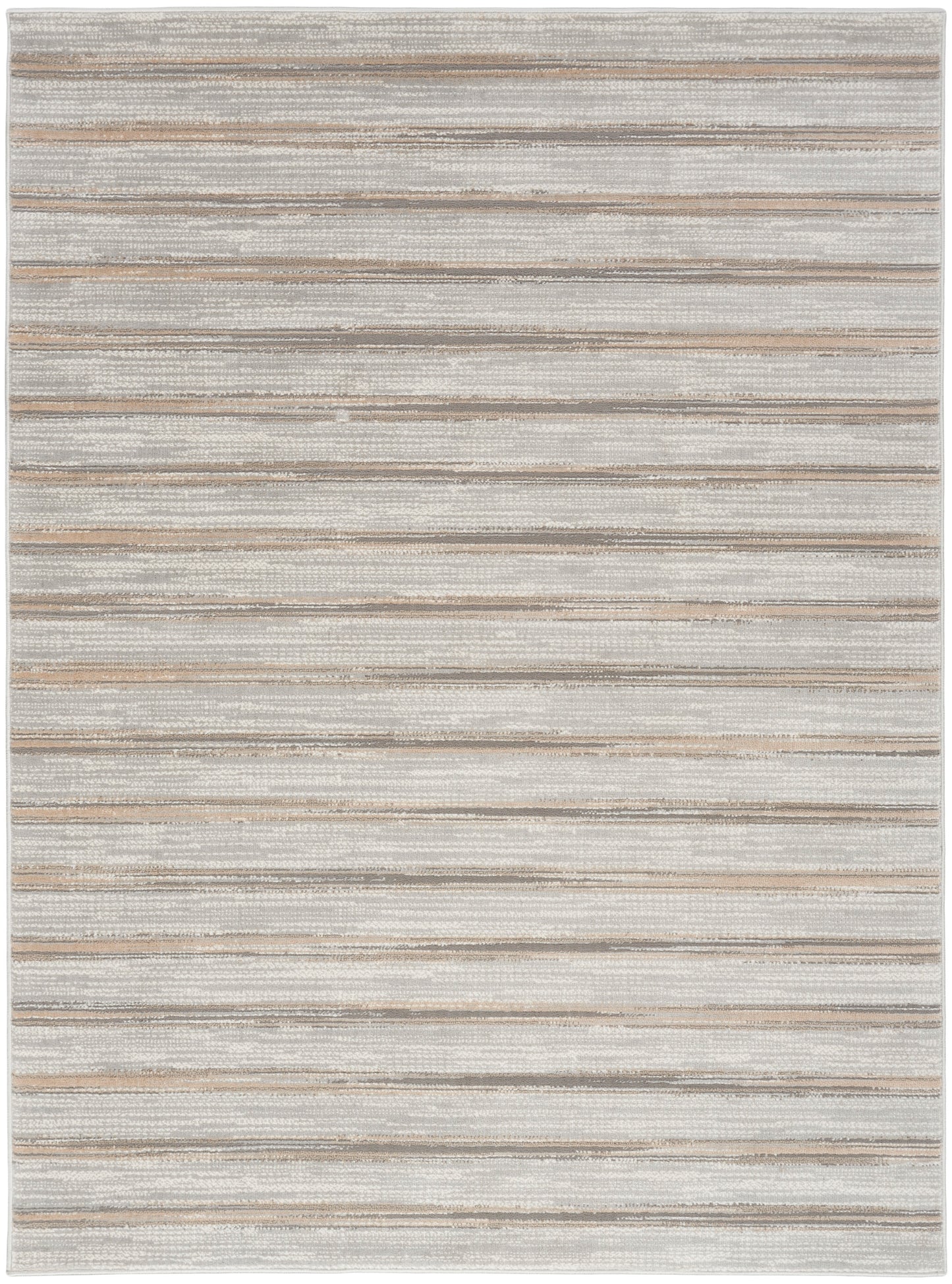Calvin Klein CK011 Verdant 5'3" x 7'3" Grey Mocha Modern Indoor Rug