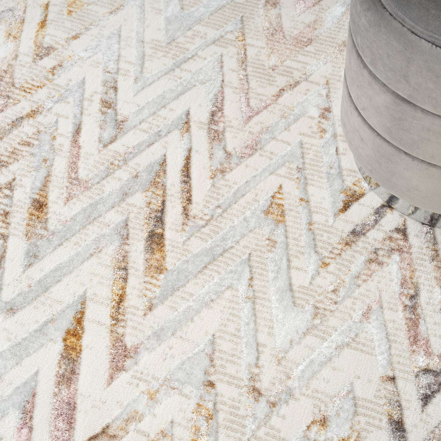 Nourison Glitz 3'11" x 5'11" Multicolor Contemporary Indoor Rug