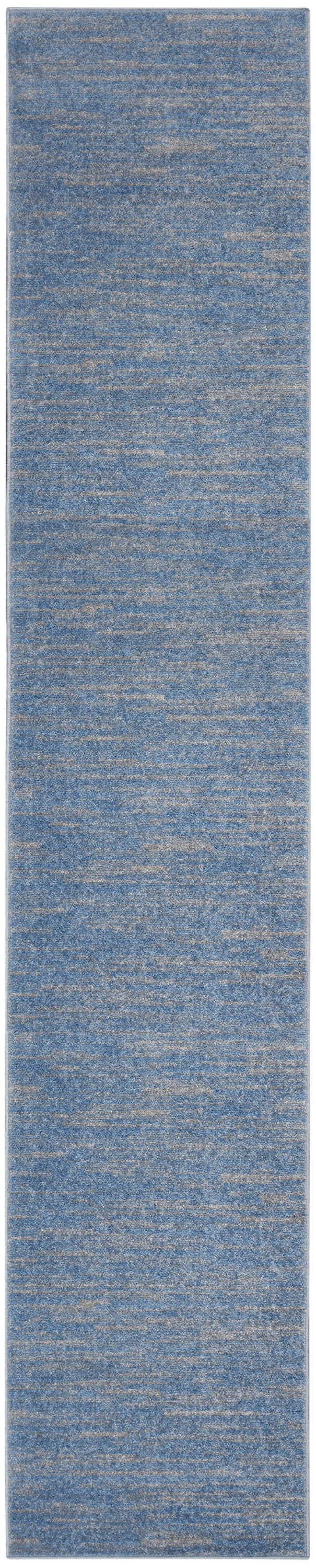 Nourison Nourison Essentials 2'2" x 12' Blue/Grey Outdoor Rug