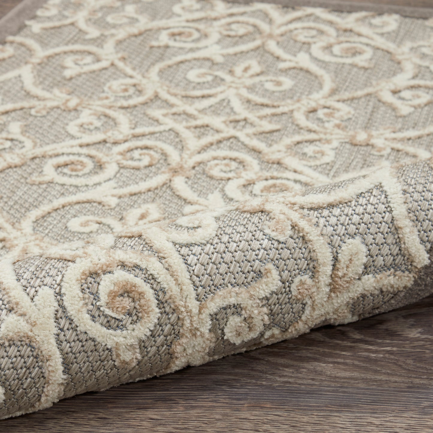 Nourison Aloha 2'8" x 4' Natural Contemporary Rug