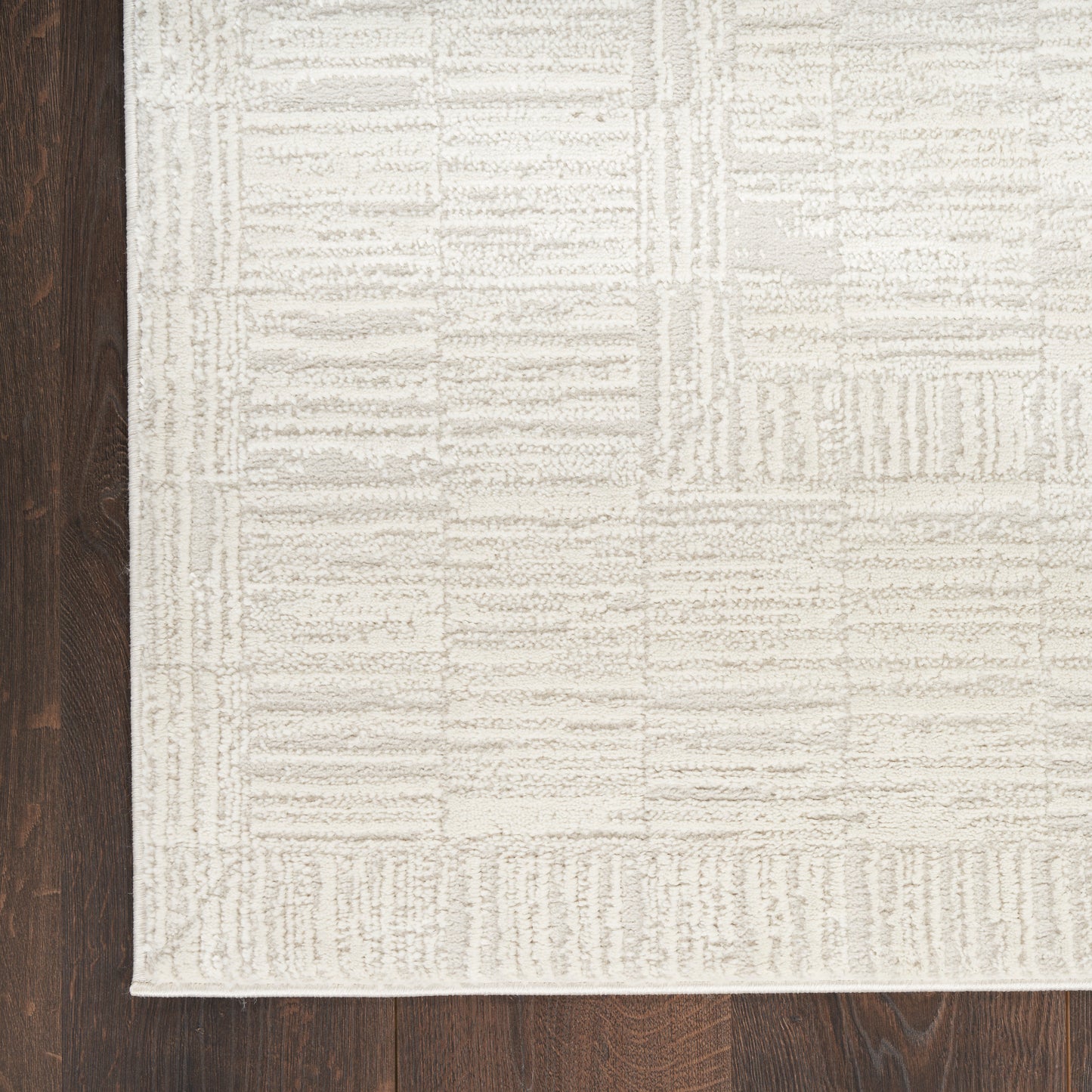 Nourison Dew 5'3" x 7' Beige Modern Indoor Rug