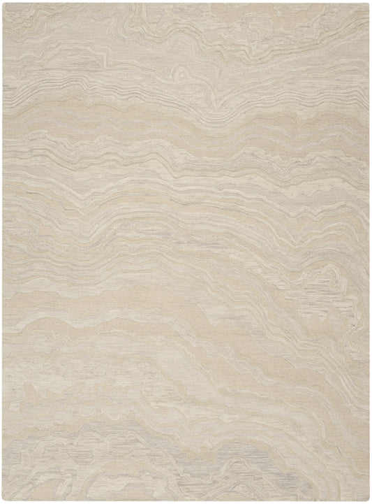 Nourison Graceful 8'6" x 11'6" Beige Modern Indoor Rug