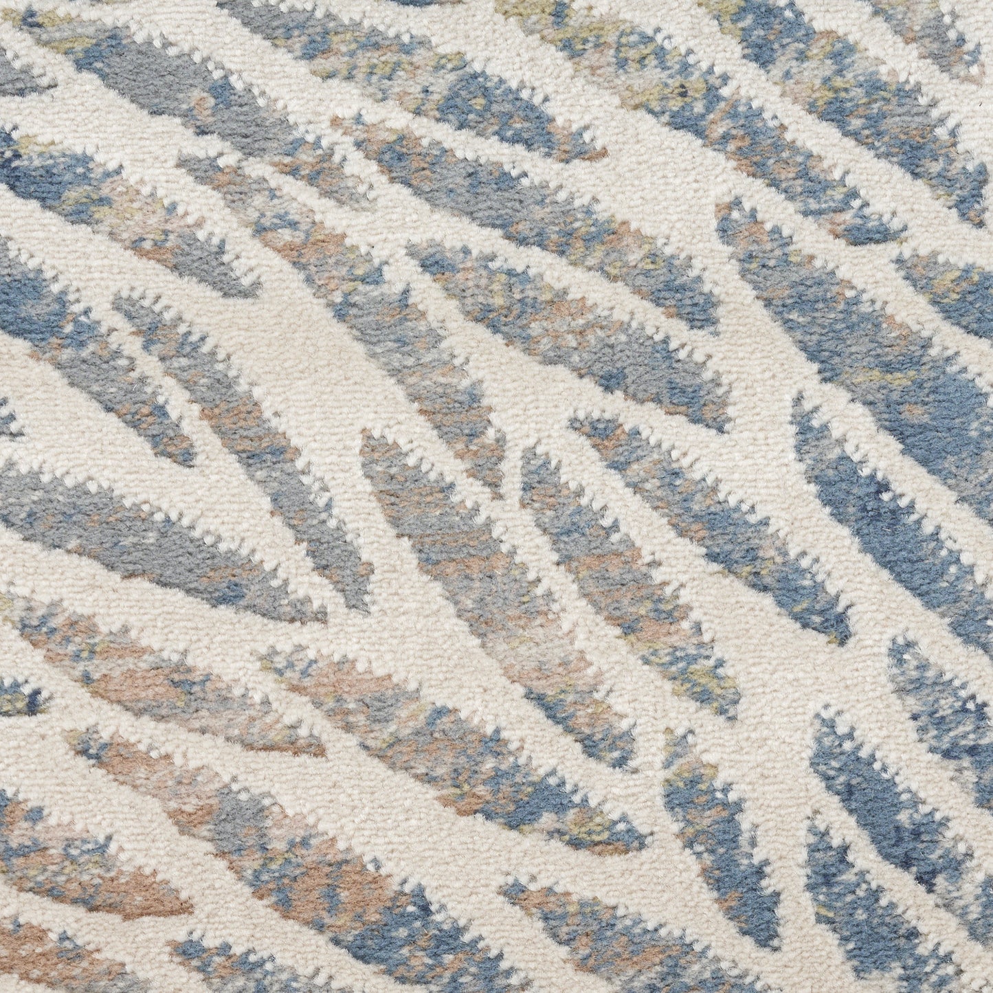 Nourison Exhale 2'2" x 7'6" Multicolor Modern Indoor Rug