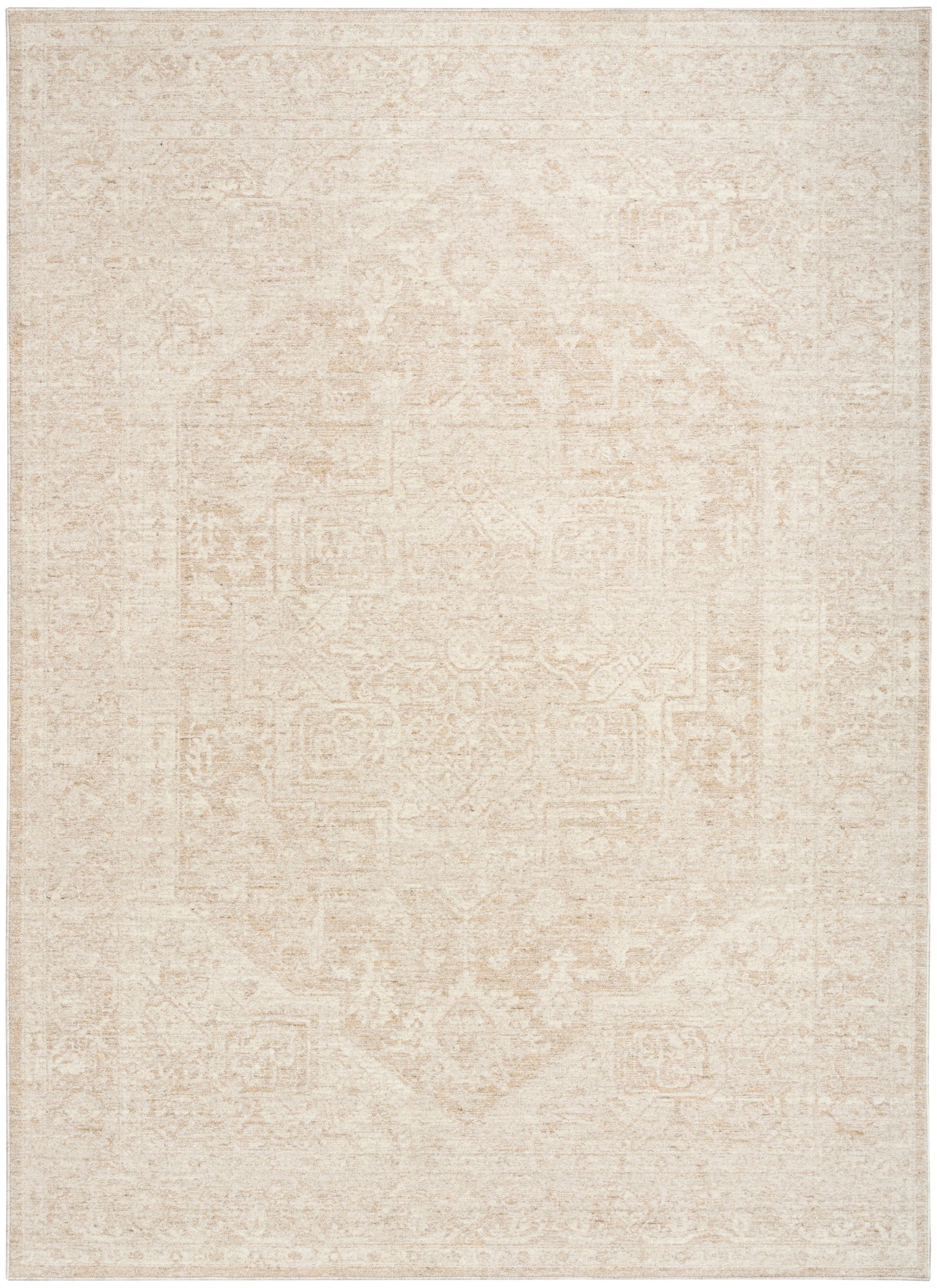 DKNY Pure Shades 5'3" x 7'8" Beige Vintage Indoor Rug