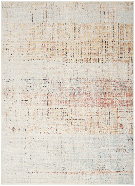 Nourison Motion 5'3" x 7' Multicolor Modern Indoor Rug