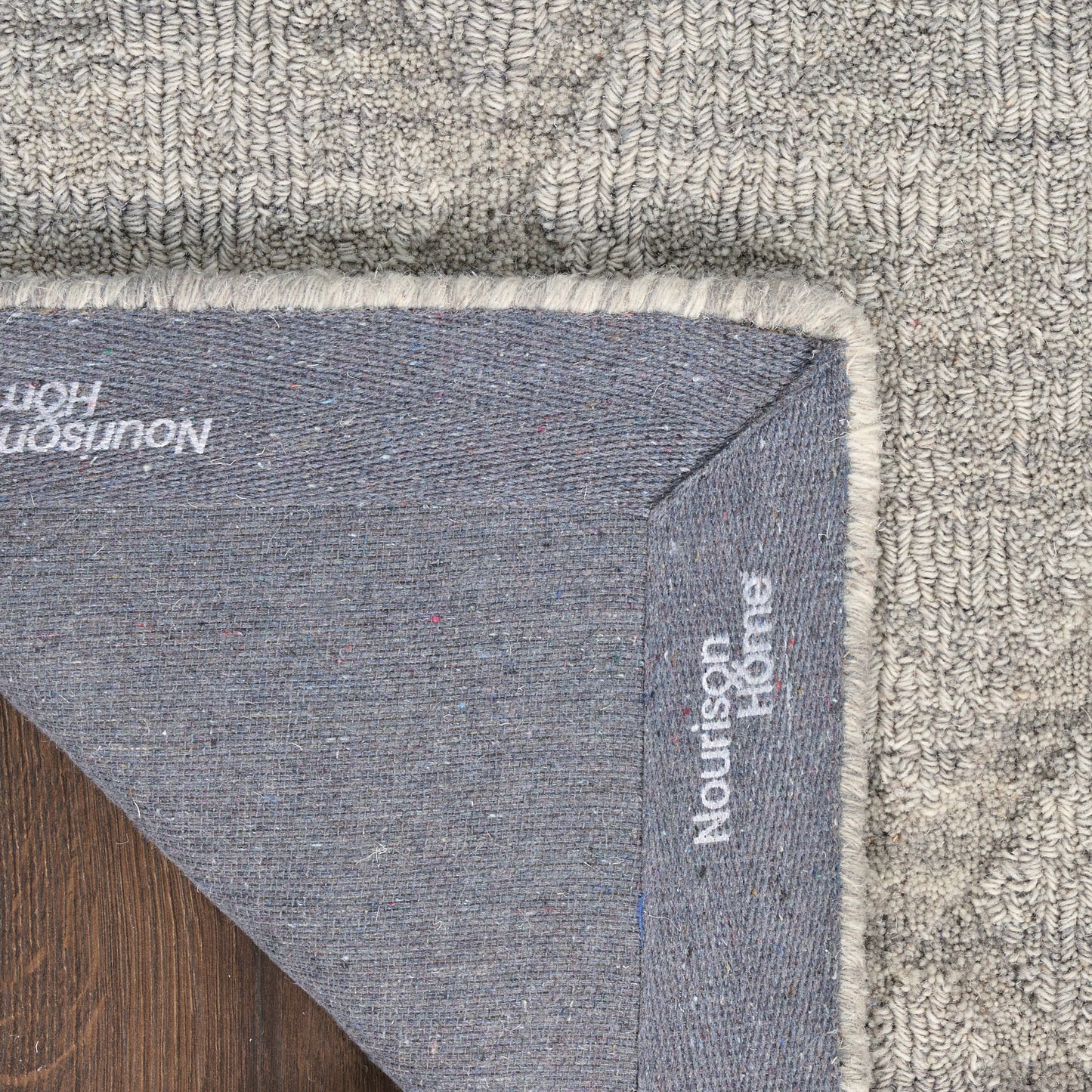 Nourison Wool Haven 3'9" x 5'9" Grey Modern Indoor Rug