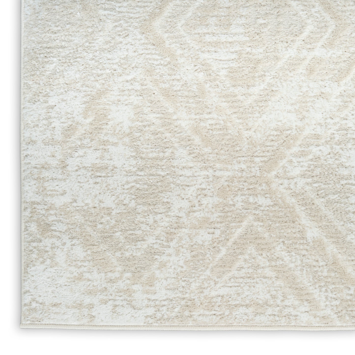 Nourison Dekor 7'10" x 9'10" Beige Modern Indoor Rug