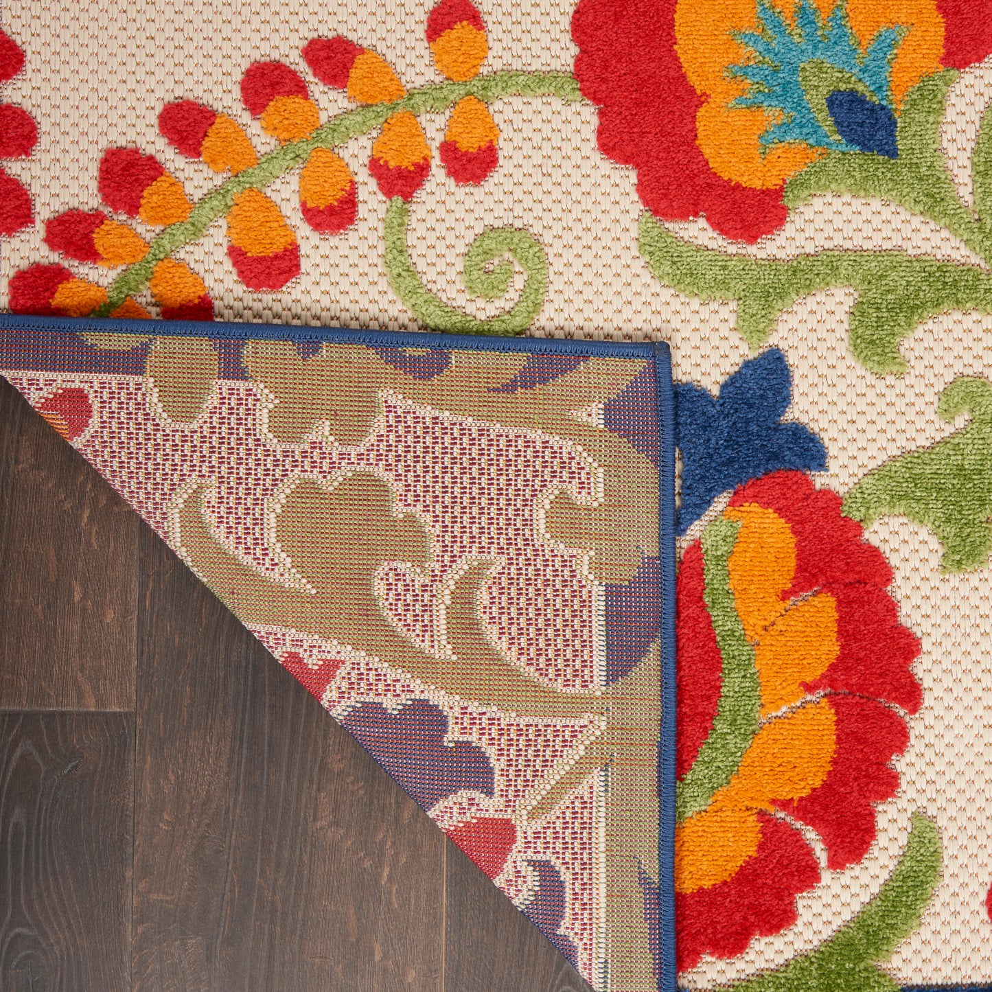 Nourison Aloha 12' x 15' Multicolor Farmhouse Rug