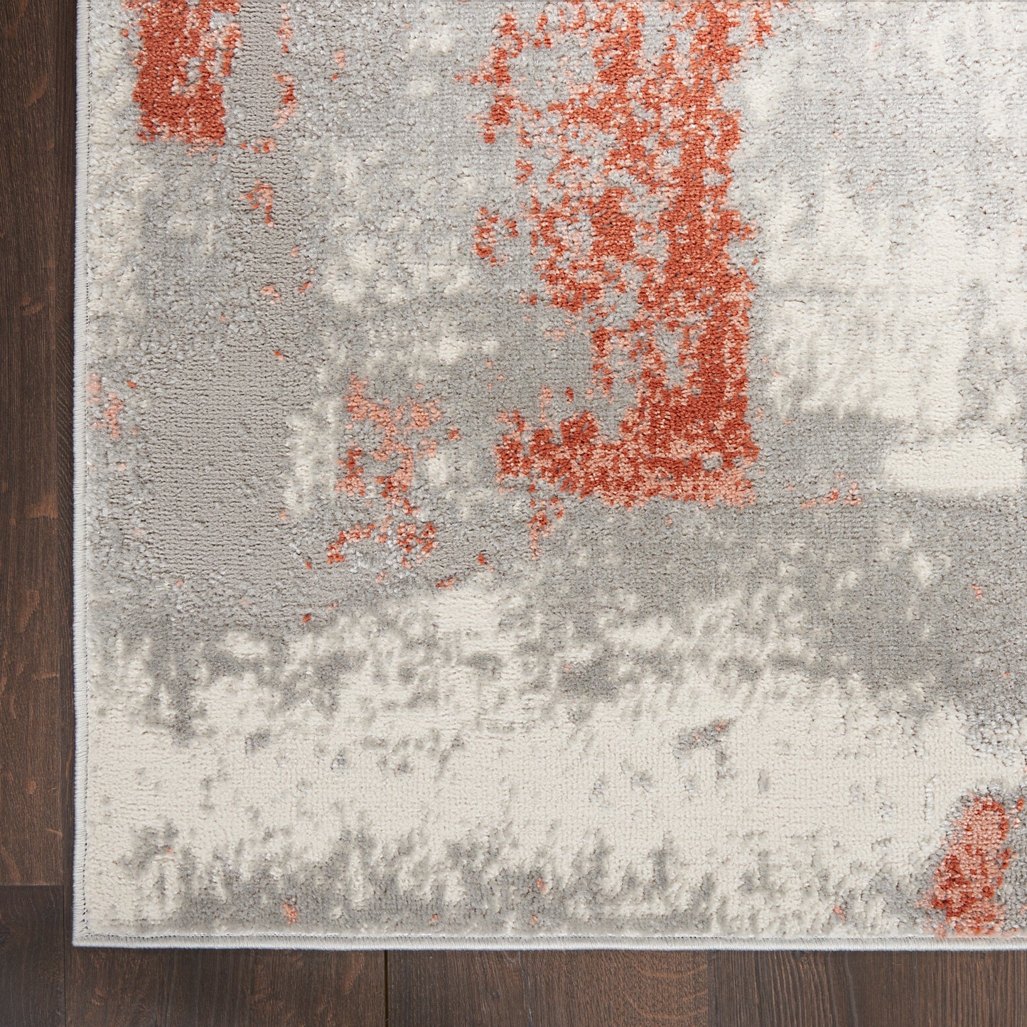 Nourison Elation 2' x 3' Grey Brick Modern Indoor Rug