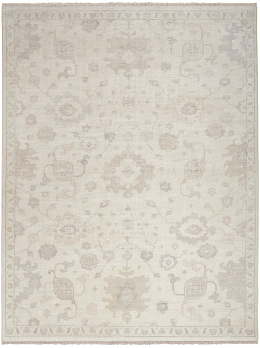 Nourison Aldora 8'6" x 11'6" Ivory Grey Vintage Indoor Rug