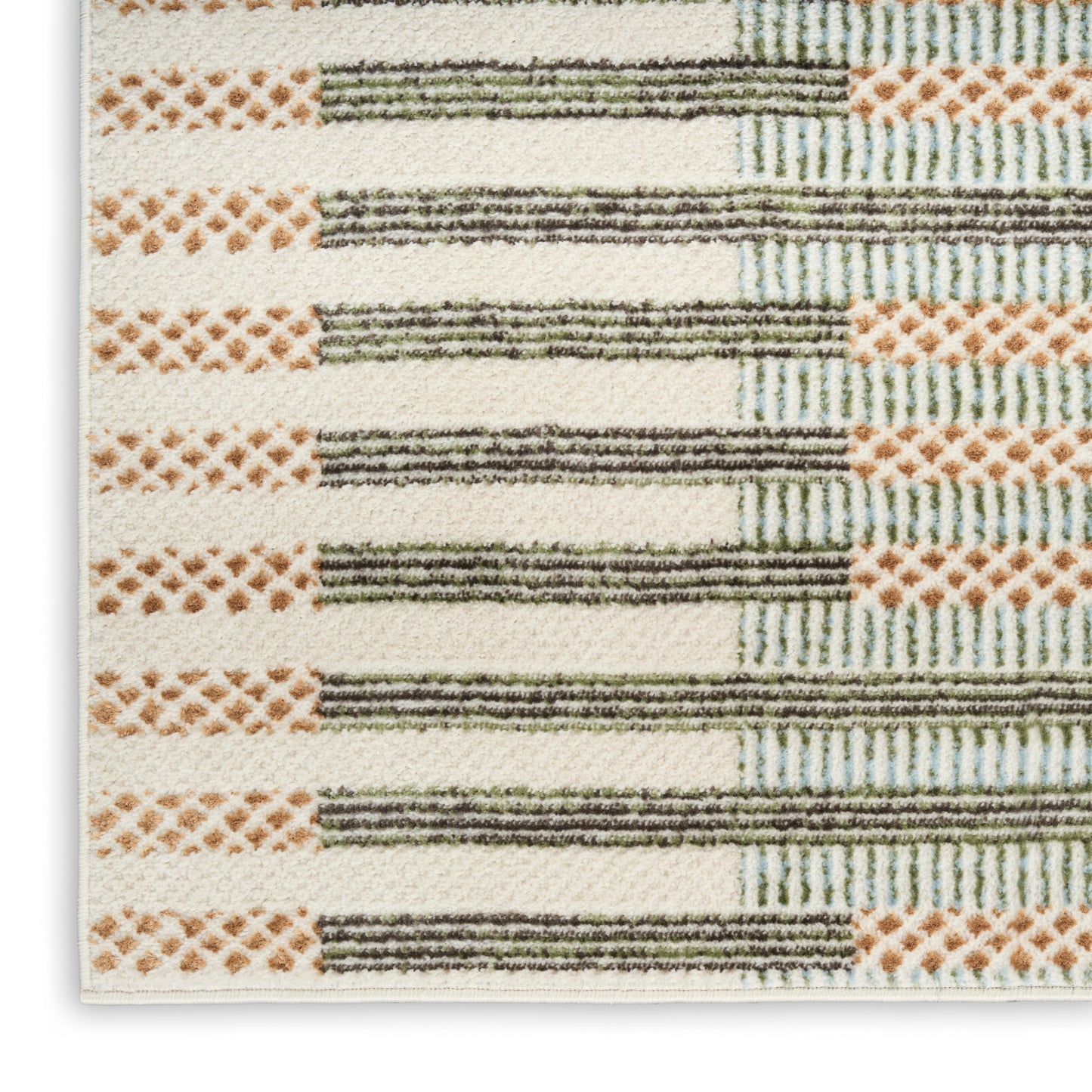 Nourison Nordic 8' x 10' Ivory Multicolor Modern Indoor Rug