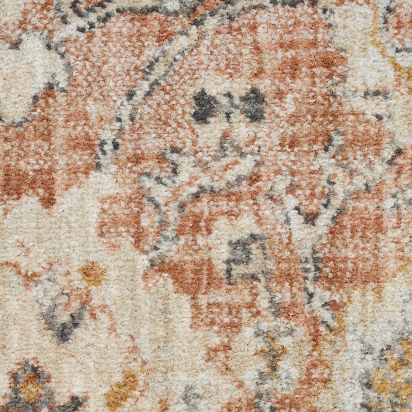 Nourison Oushak Home 7' x 10' Rust Vintage Indoor Rug