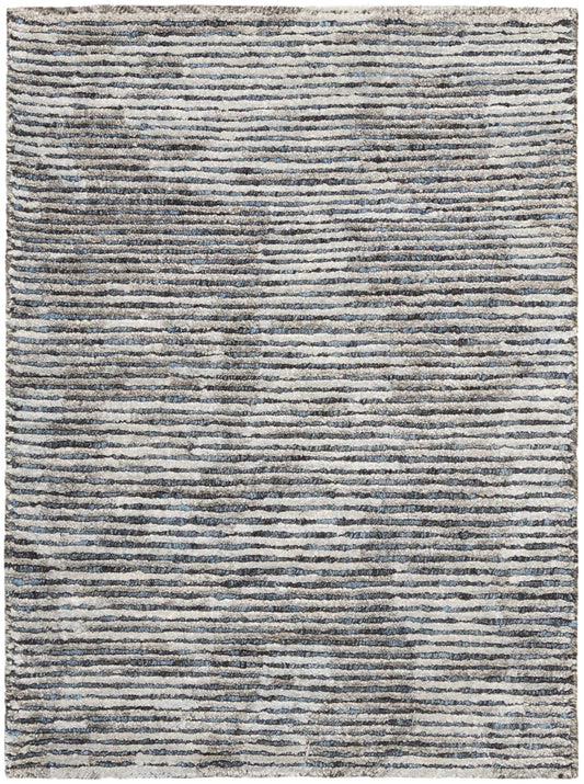 Nourison Ellora 2' x 3' Slate Modern Indoor Rug