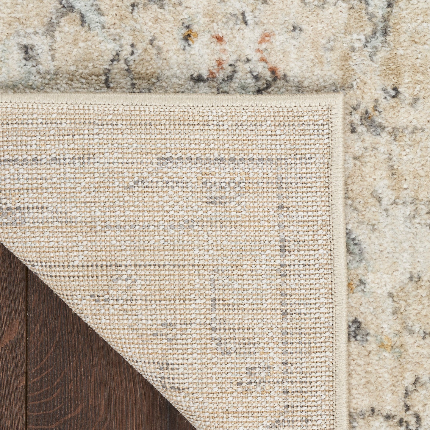 Nourison Oushak Home 6' x 9' Cream Vintage Indoor Rug