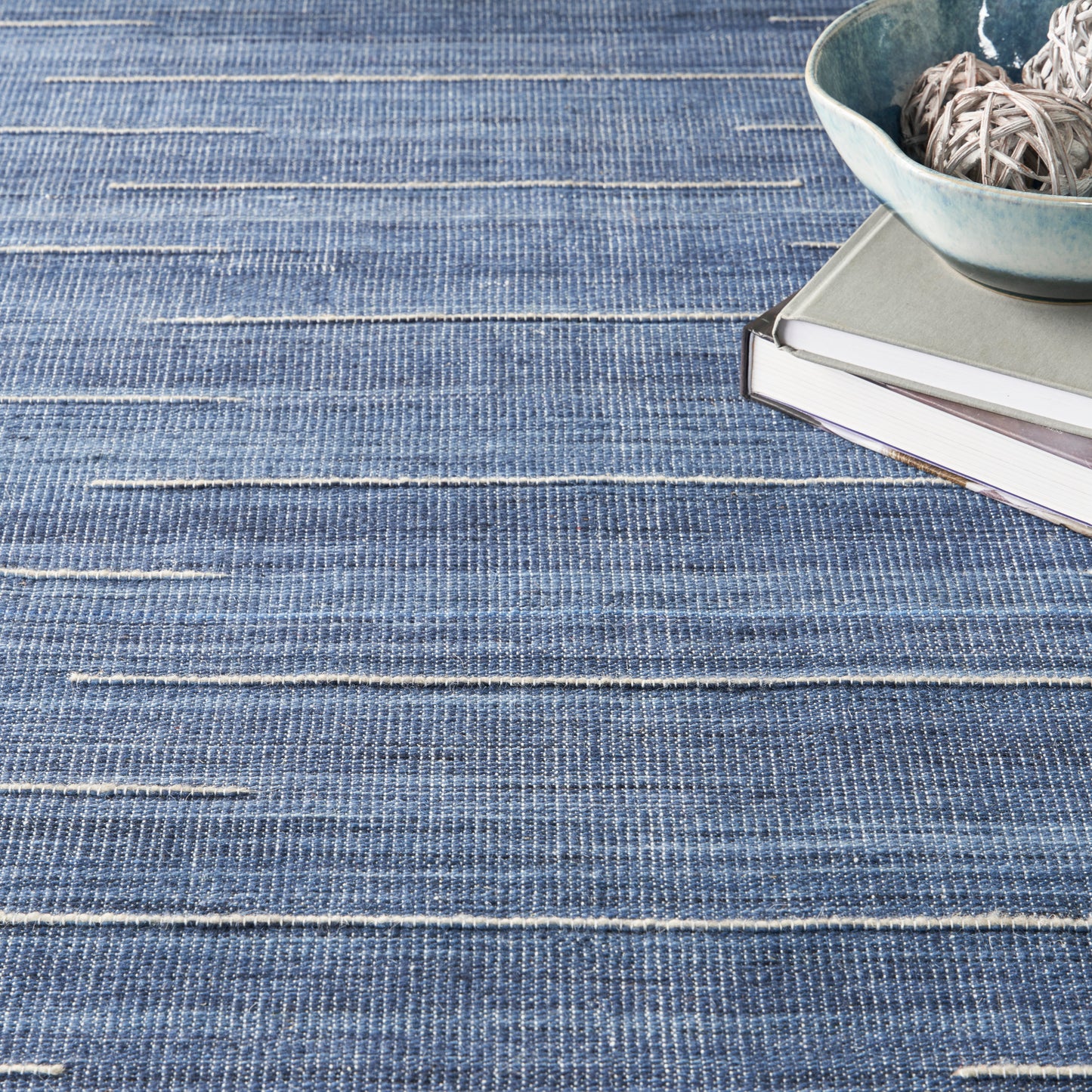 Nourison Interweave 10' x 14' Navy Modern Indoor Rug
