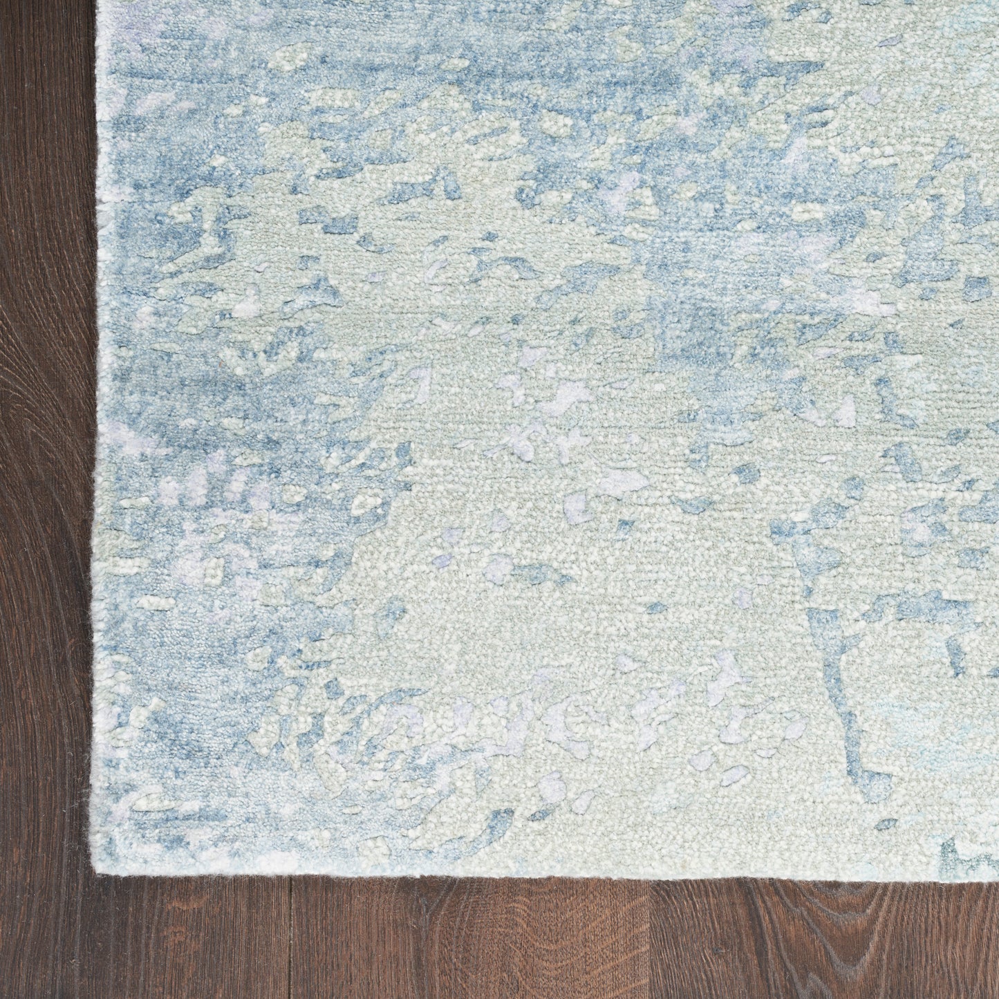 Nourison Silk Shadows 8'6" x 11'6" Blue Green Modern Indoor Rug
